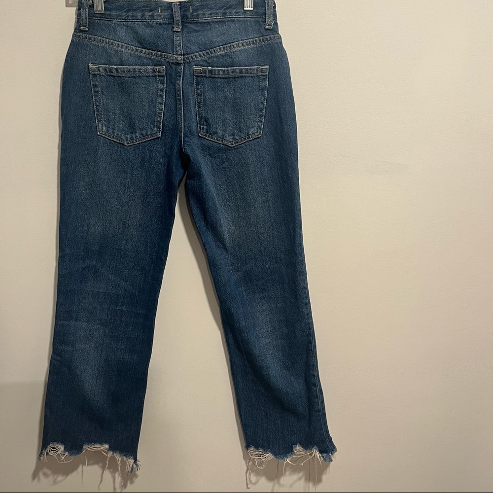 FREE PEOPLE Maggie Mid-Rise Straight-Leg Jeans - Picture 11 of 15